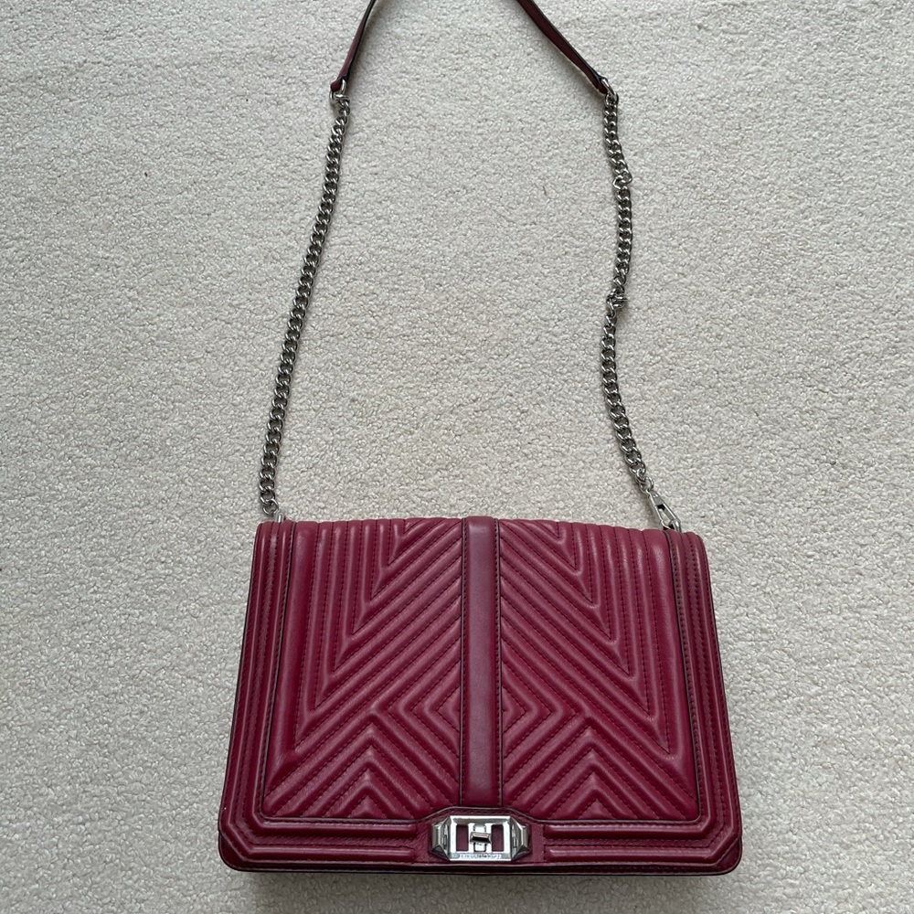 Rebecca Minkoff Chevron Quilted Jumbo Crossbody